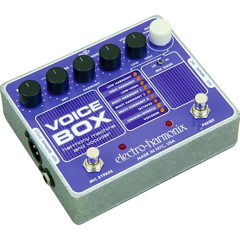 electro-harmonix voice box harmony vocoder pedal|Electro Harmonix Voice Box Harmony & Vocoder Pedal.